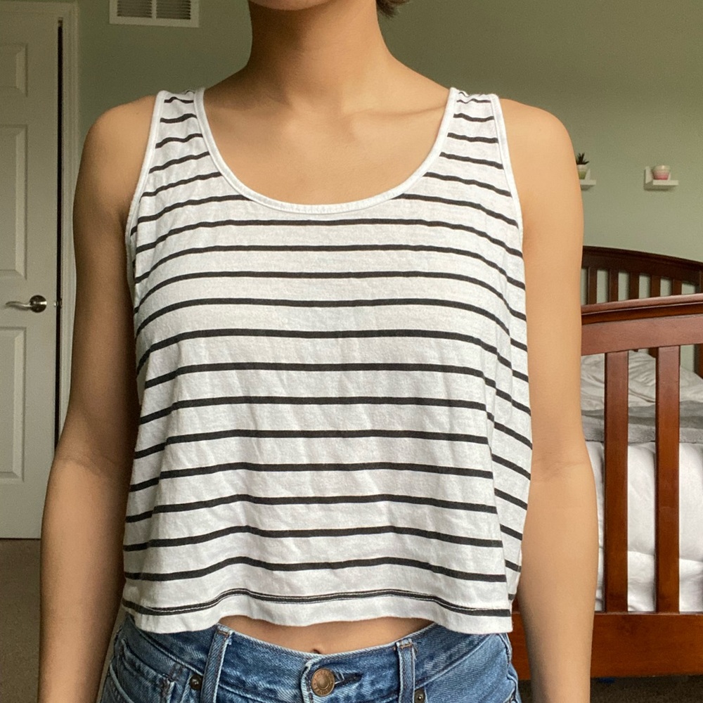 comfortable striped tank from forever 21